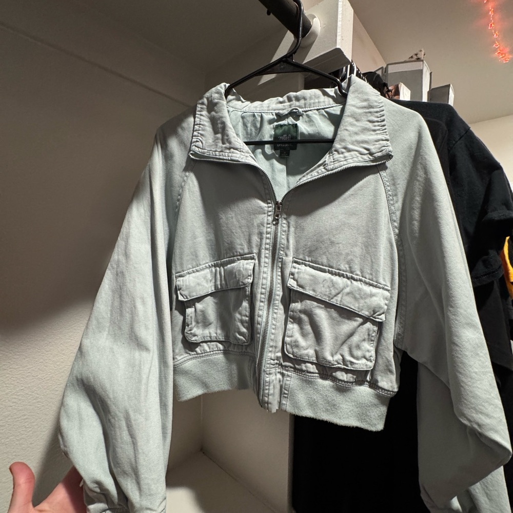 Light blue Utility Jacket - Picture 6 of 7